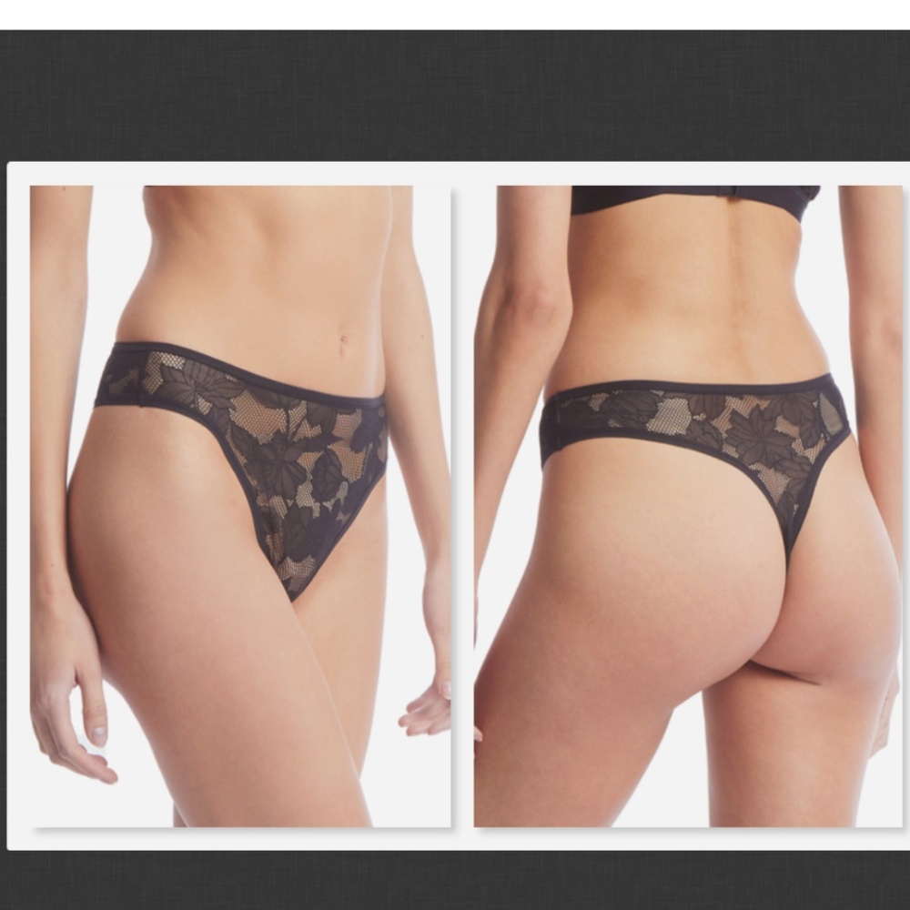 NEW Hanky Panky  Tattoo High Cut Thong Size Large